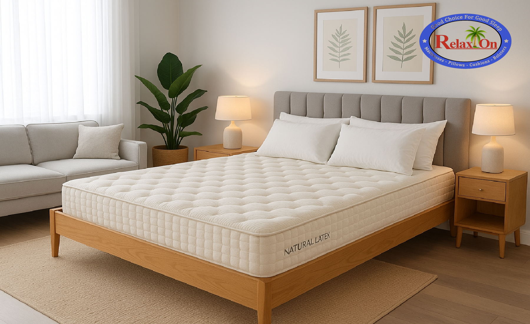 Natural Latex Mattress by Relaxon – Buy the Best Mattress Online, Organic, Comfortable, and Eco-Friendly